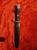 HXJ Fahrtenmesser mit besonderer Klingenätzung und Doppelhersteller