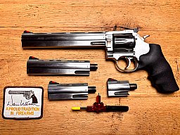 Revolver Dan Wesson Mod. 715 - V - LL 8” Kal. .357Mag komplett set mit Wechselläufen 6” 4” & 2,5”