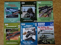 Konvolut 6 x Visier-Spezial Hefte